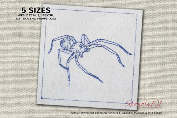 Brown Recluse Spiders: A Bold Embroidery Design