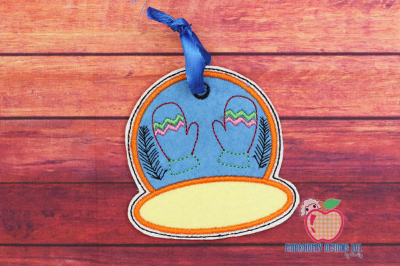 Charming Designer Winter Mittens Ornament