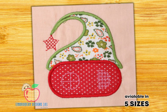 Charming House in Warm Knitted Hat Applique