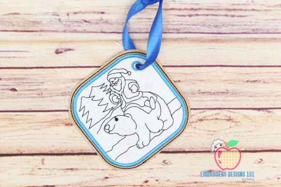 Charming Santa on Polar Bear Embroidery Review