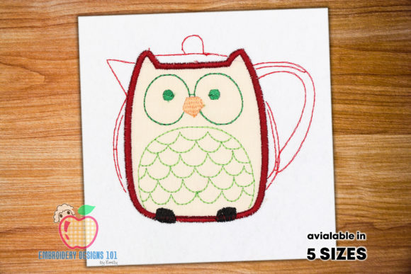Charming Teapot with Owl Applique for Gifts