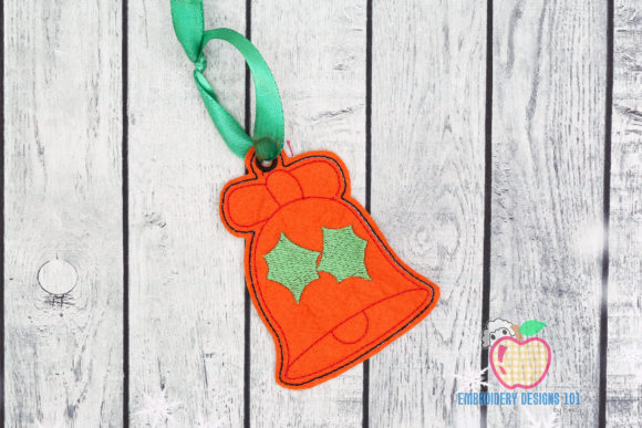 Christmas Sleigh Bells Ornament: A Festive Embroidery Delight