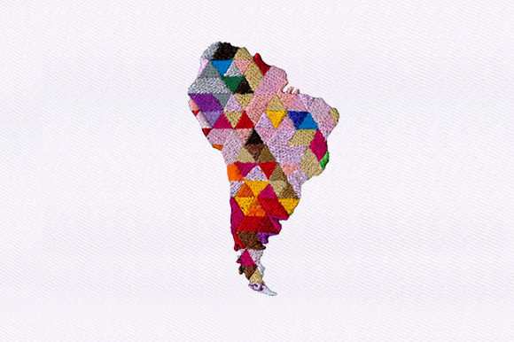 Continent Africa Map: A Versatile Embroidery Design