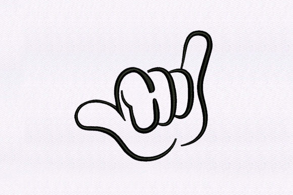 Cool Hand Gesture: A Perfect Addition for Seasonal Embroidery