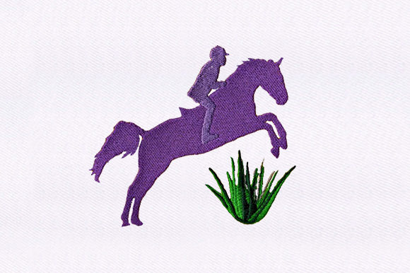 Jockey and Horse Jumping: A Detailed Embroidery Review