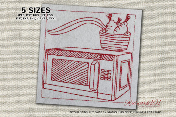 Modern Microwave Lineart for Craft Fair Success