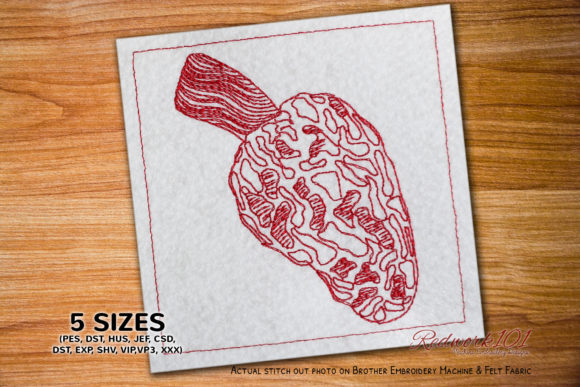 Morel Mushroom: A Versatile Embroidery Design