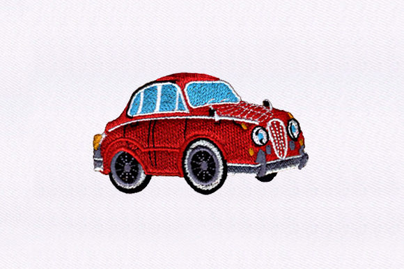 Quaint Red Car Design: A Charming Addition