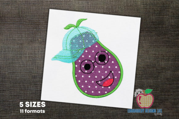 Review: Cartoon of a Happy Pear Applique