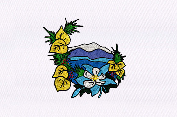 Scenery Flower: A Versatile Embroidery Design