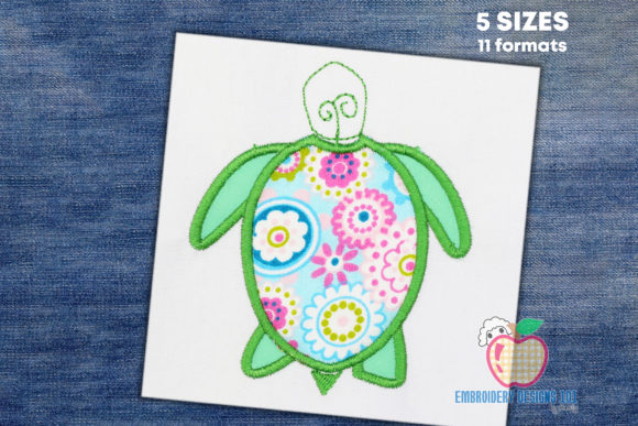 Tortoise Applique: A Versatile Design for Business